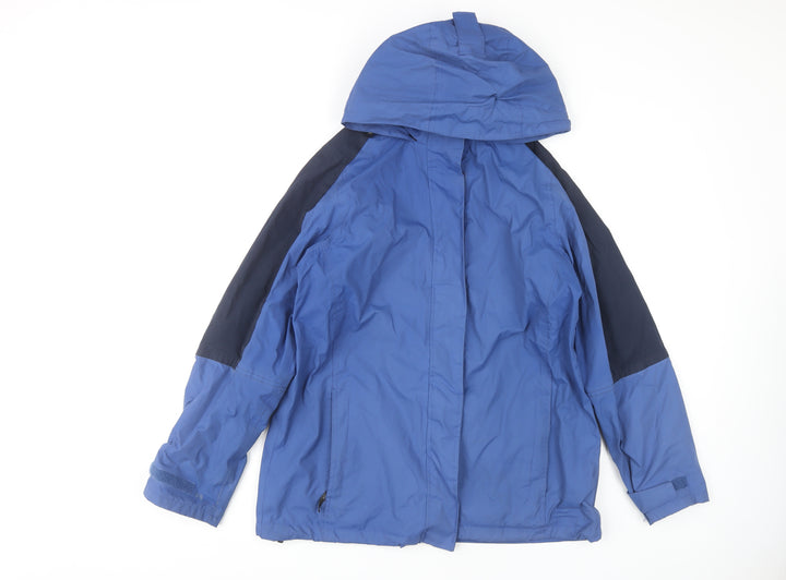 Regatta Women's Waterproof Blue Rain Jacket Size 14