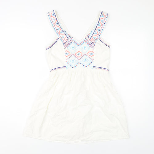 American Eagle Outfitters Women's Ivory A-Line Dress