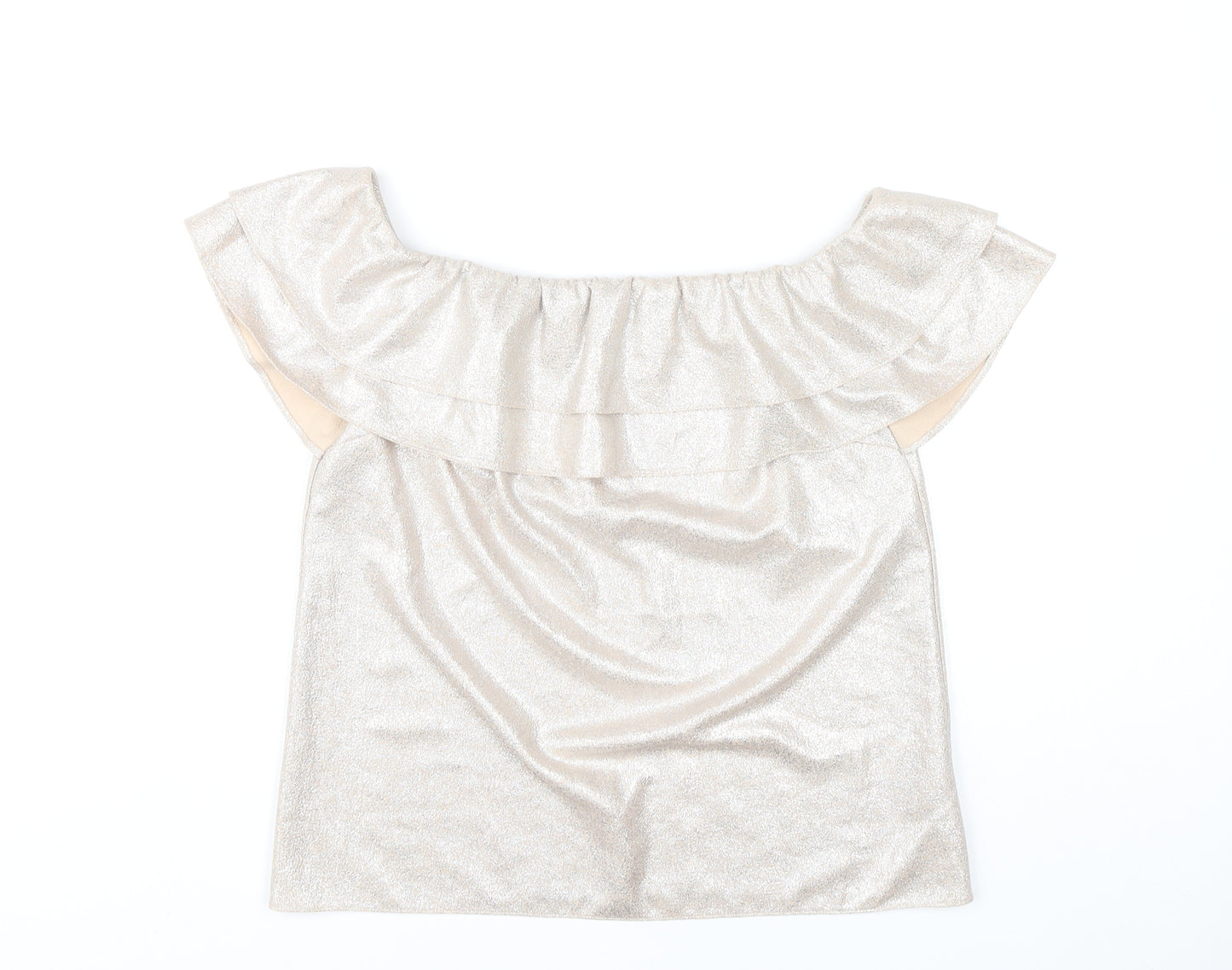 Oasis Women's Beige Off Shoulder Camisole UK 10