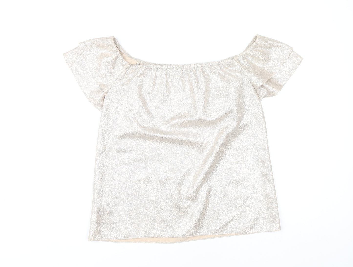 Oasis Women's Beige Off Shoulder Camisole UK 10