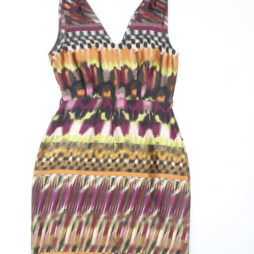 Next Women’s Multicoloured Size 8 Geometric Dress