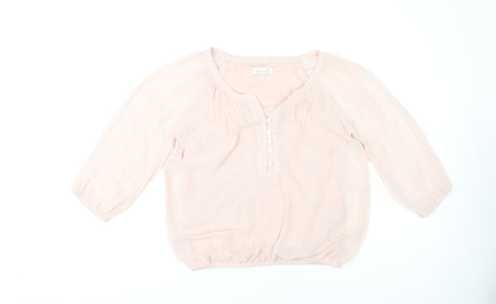 Marks and Spencer Women's Pink Blouse, Size 8