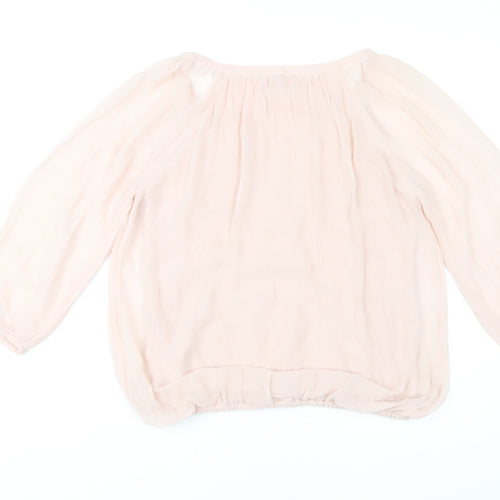 Marks and Spencer Women's Pink Blouse, Size 8