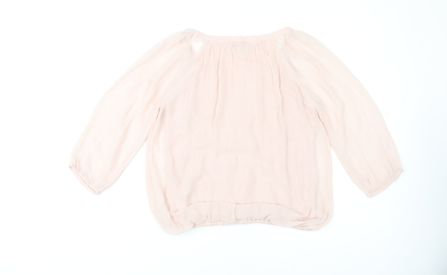 Marks and Spencer Women's Pink Blouse, Size 8
