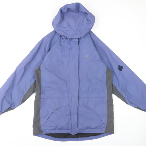 Craghoppers Women's Blue Waterproof Rain Coat Size 12