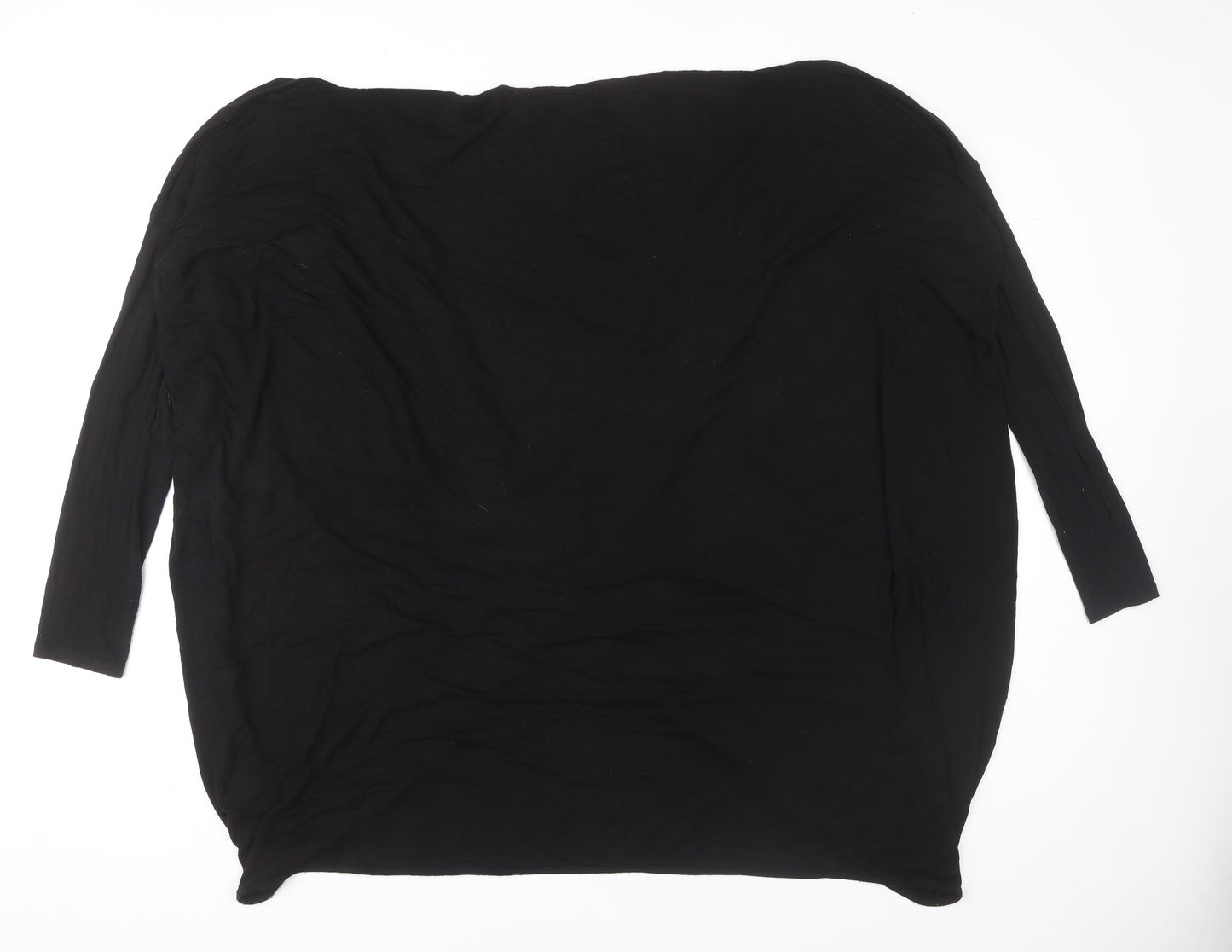 Label Lab Women's Black Wrap Top Size 16