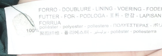 Zara Women's Green Flutter Sleeve Dress L