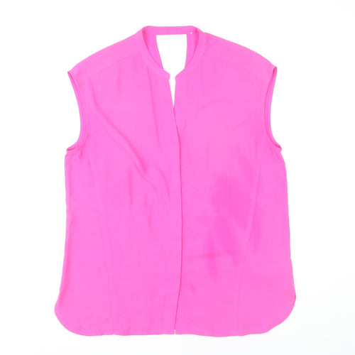 Warehouse Pink Sleeveless Blouse - Size 12
