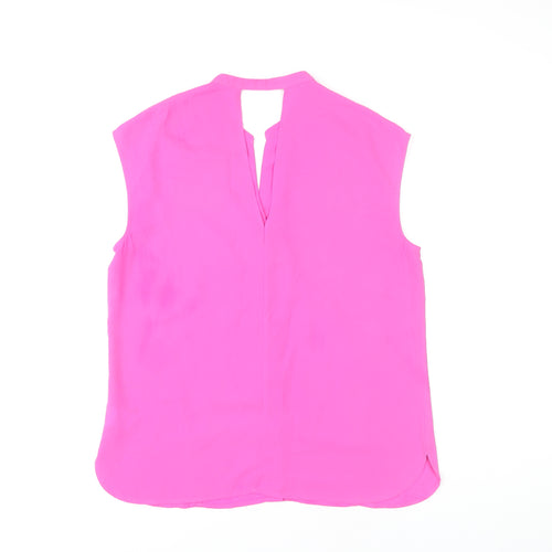 Warehouse Pink Sleeveless Blouse - Size 12