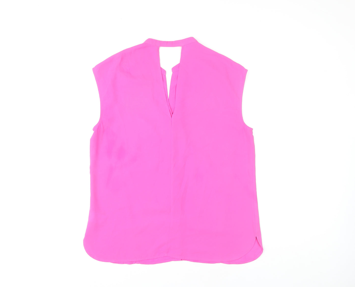 Warehouse Pink Sleeveless Blouse - Size 12