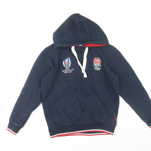 Boys Blue Rugby World Cup Hoodie, Size S, Pullover Hooded