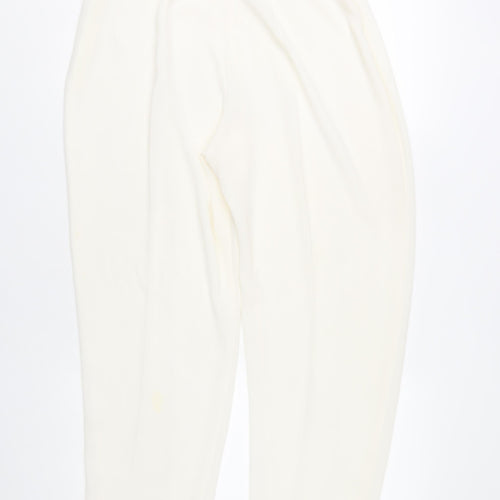 Wallis Women's Ivory Straight Trousers Size 14