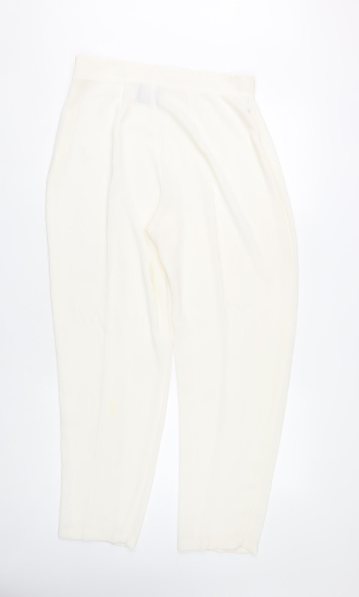 Wallis Women's Ivory Straight Trousers Size 14