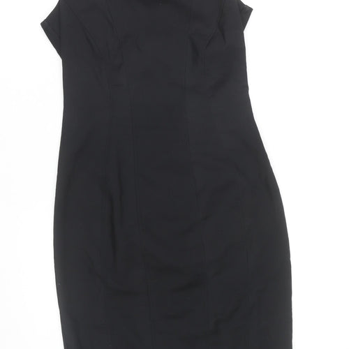 Warehouse Women's Black Sheath Dress Size 10