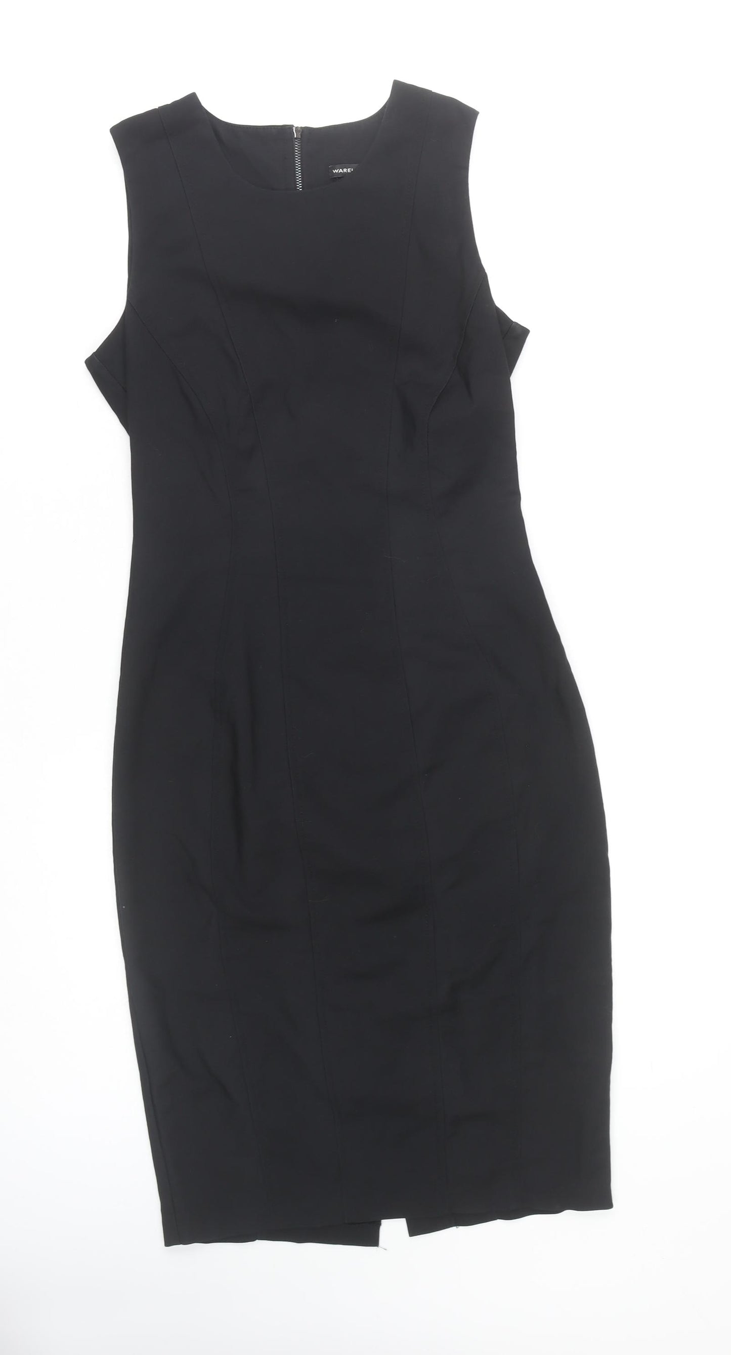Warehouse Women's Black Sheath Dress Size 10