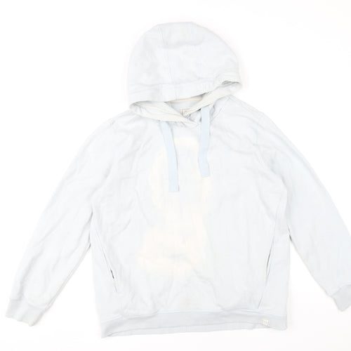 Fat Face Women's White M Full Zip Hoodie