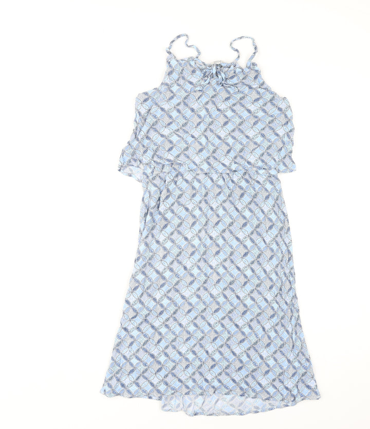 Dickins & Jones Women's Blue Dress M Viscose