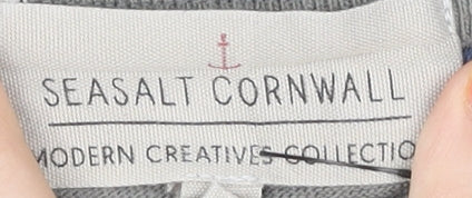Seasalt Cornwall Unisex Blue Striped Sailor Shirt L