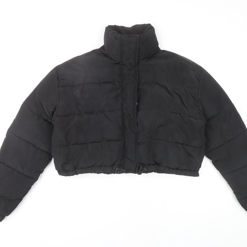 Rising Women's Black Puffer Cropped Jacket S