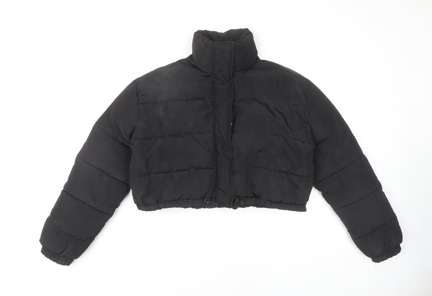 Rising Women's Black Puffer Cropped Jacket S