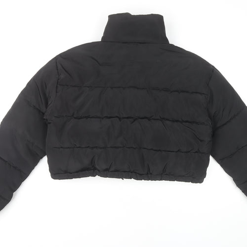 Rising Women's Black Puffer Cropped Jacket S