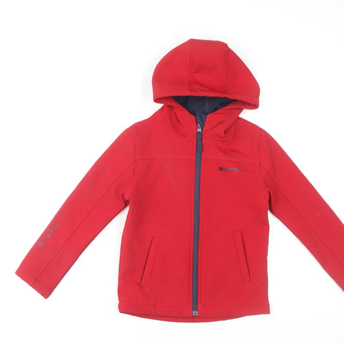 Mountain Warehouse Boys Red Soft Shell Jacket 5-6 Yrs