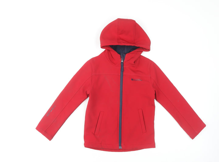 Mountain Warehouse Boys Red Soft Shell Jacket 5-6 Yrs