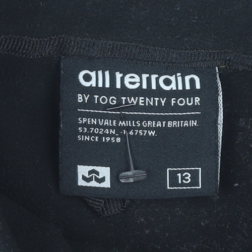 All Terrain Boys Black Fleece Jacket, Size 13, Winter Essential