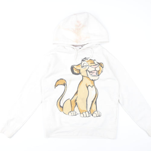 Disney Women's White XS Lion King Hoodie Pullover