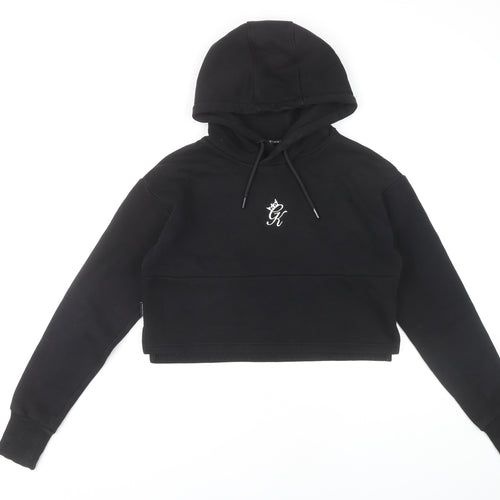 Gym King Women's Black Hoodie Size 10 with Logo