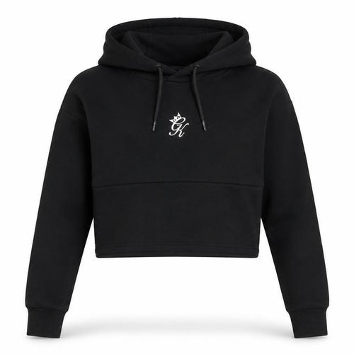 Gym King Women's Black Hoodie Size 10 with Logo
