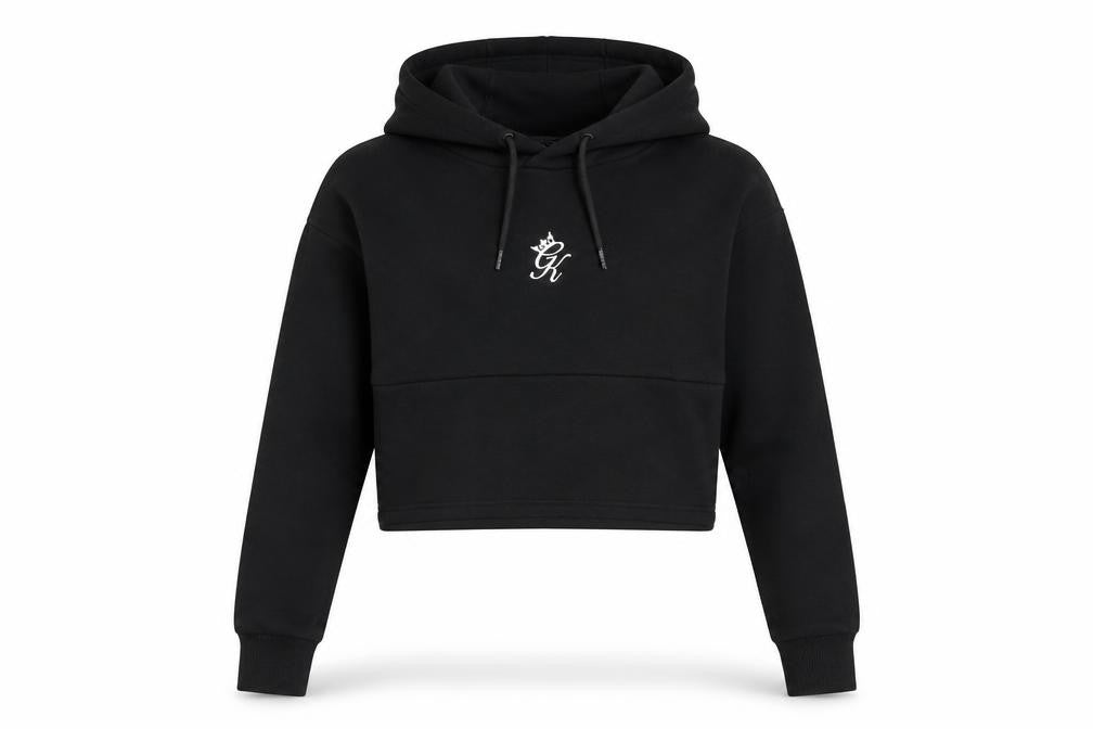 Gym King Women's Black Hoodie Size 10 with Logo