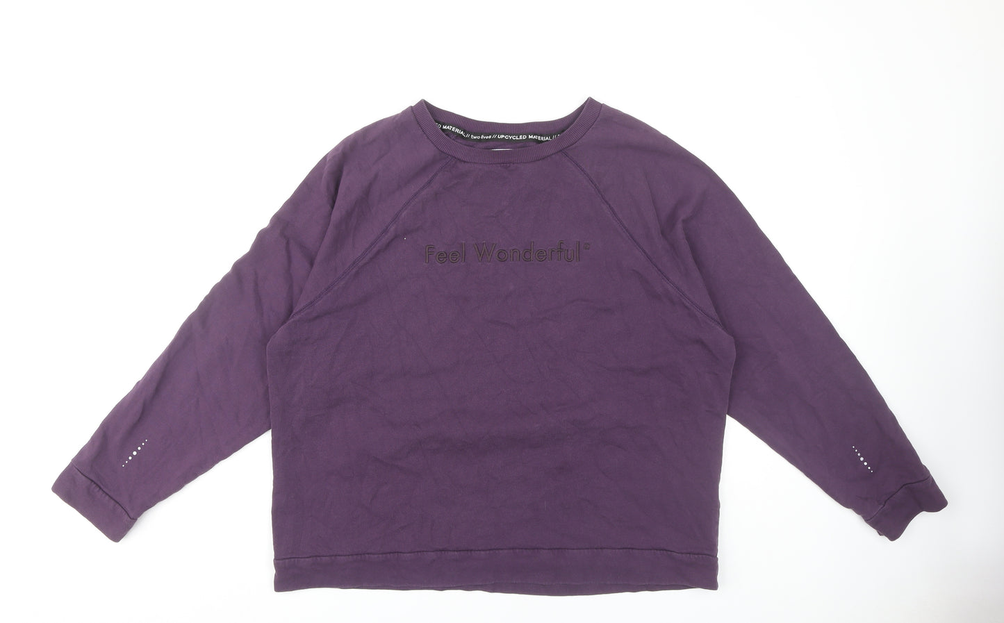 Asquith Women's Purple XL Pullover Sweatshirt, Cotton