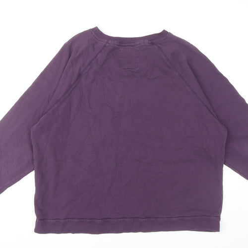 Asquith Women's Purple XL Pullover Sweatshirt, Cotton