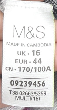 Marks and Spencer Multicoloured Jumper UK 16 Pullover