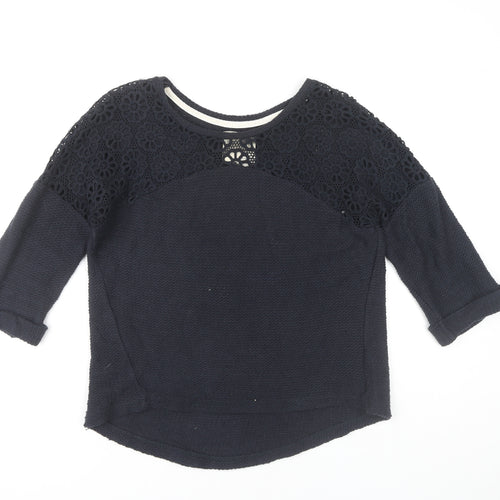 Next Women's Blue Pullover Jumper Size 8 Cotton
