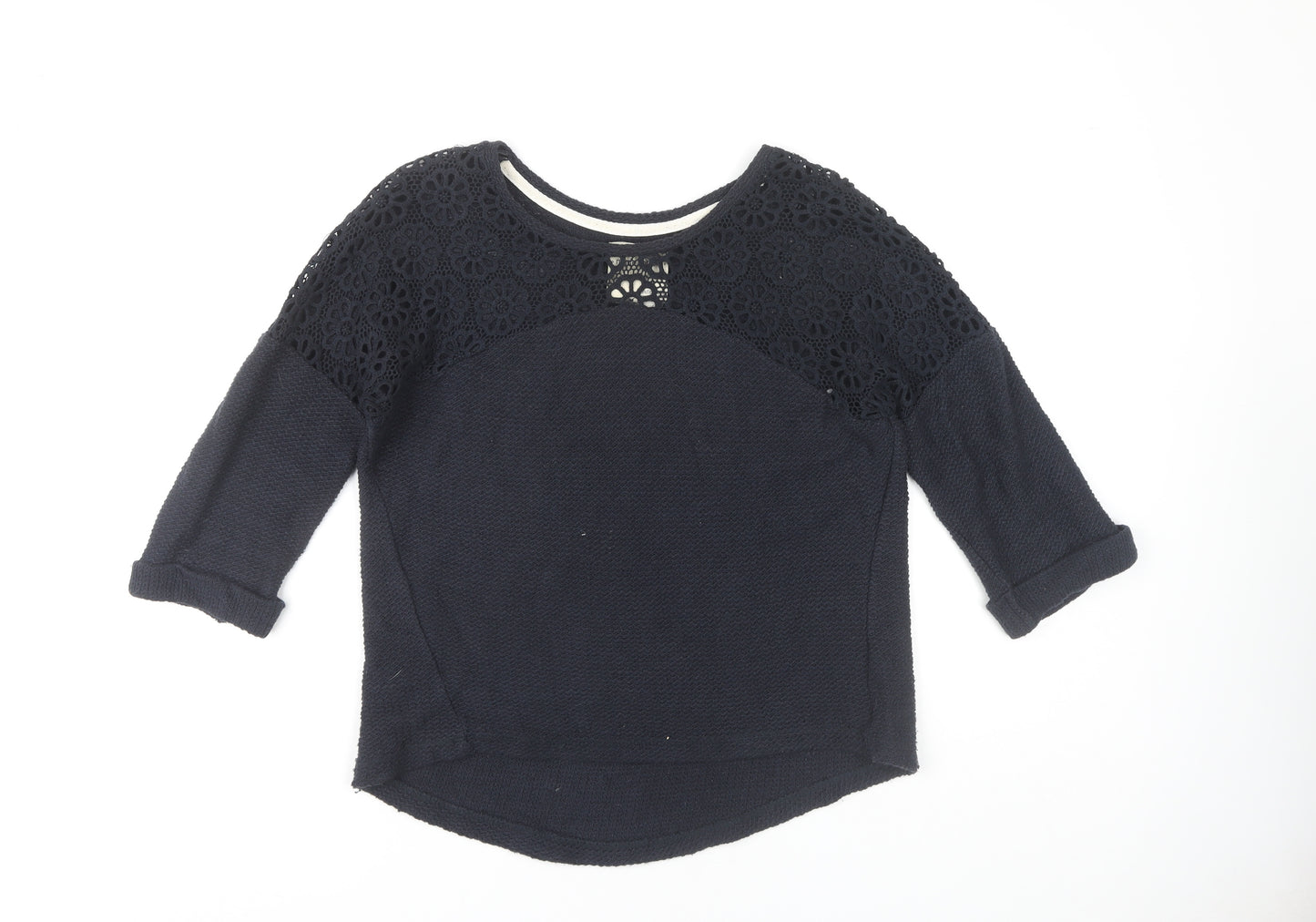 Next Women's Blue Pullover Jumper Size 8 Cotton