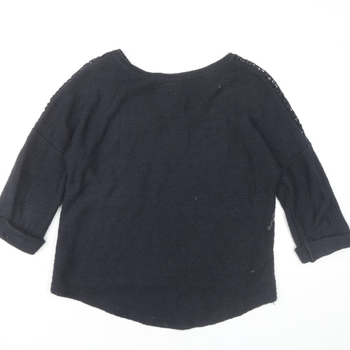 Next Women's Blue Pullover Jumper Size 8 Cotton