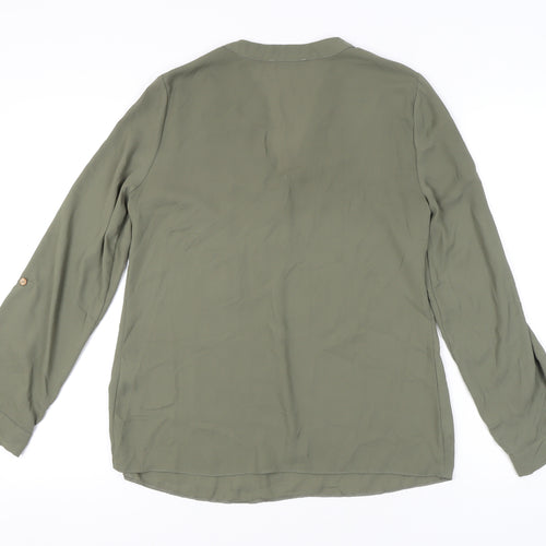 Roman Women's Green Blouse Size 10 - Casual Elegance
