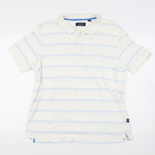 Stone Bay Men's White XL Polo Shirt for Golf