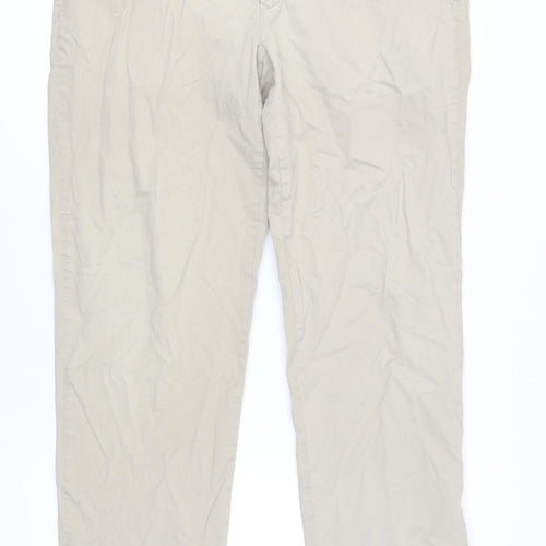 Marks and Spencer Men's Beige Chino Trousers Size L