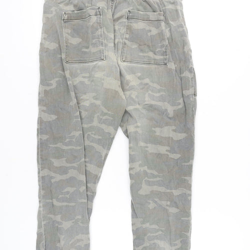 Bella Dahl Women's Grey Camouflage Jogger Trousers M