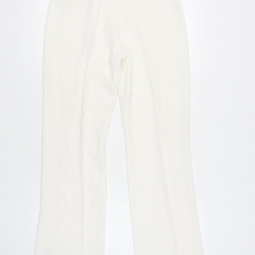 Etam Women's Ivory Trousers UK 12 Polyester
