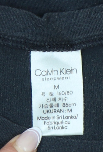 Calvin Klein Men's Black Pyjama Top M