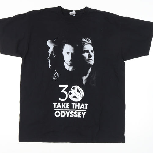 Take That Unisex Black XL Music T-Shirt - Tour Merch