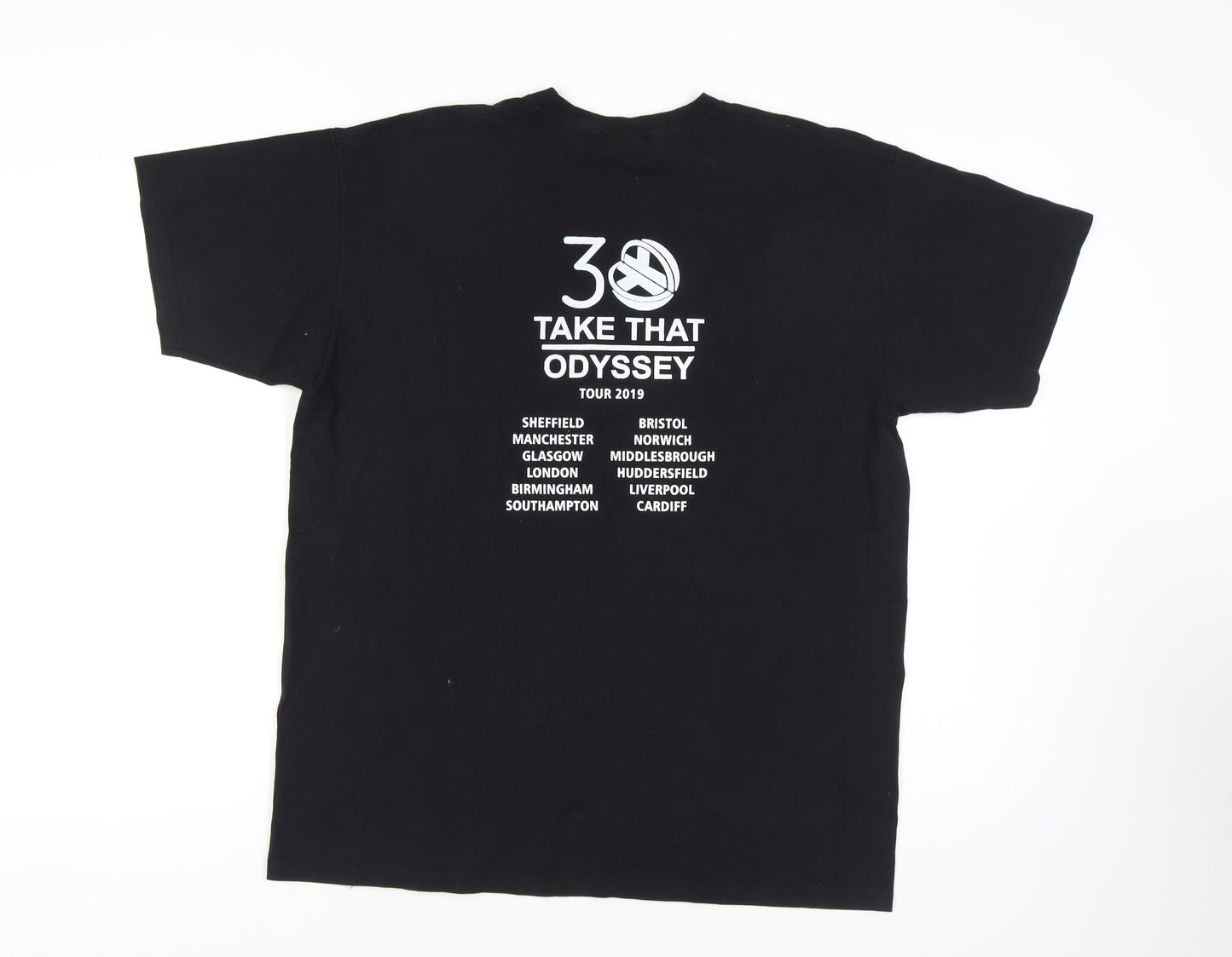 Take That Unisex Black XL Music T-Shirt - Tour Merch