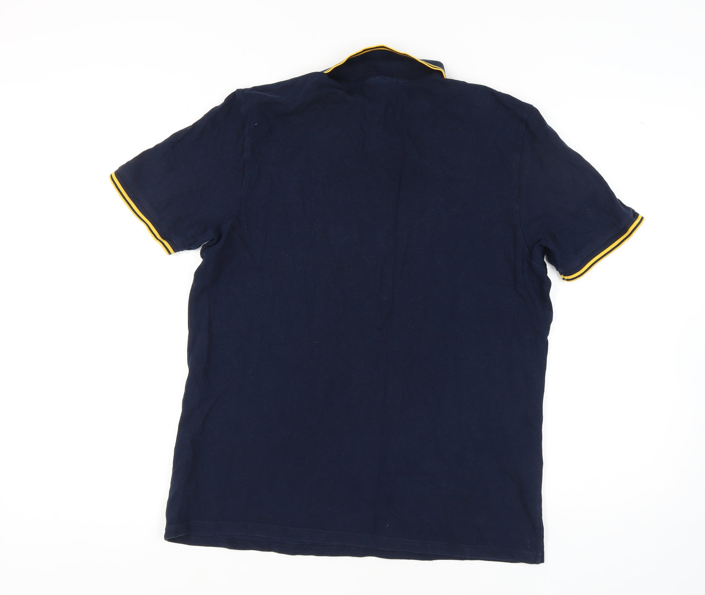 Admiral Men's Blue Polo Shirt L Short Sleeve