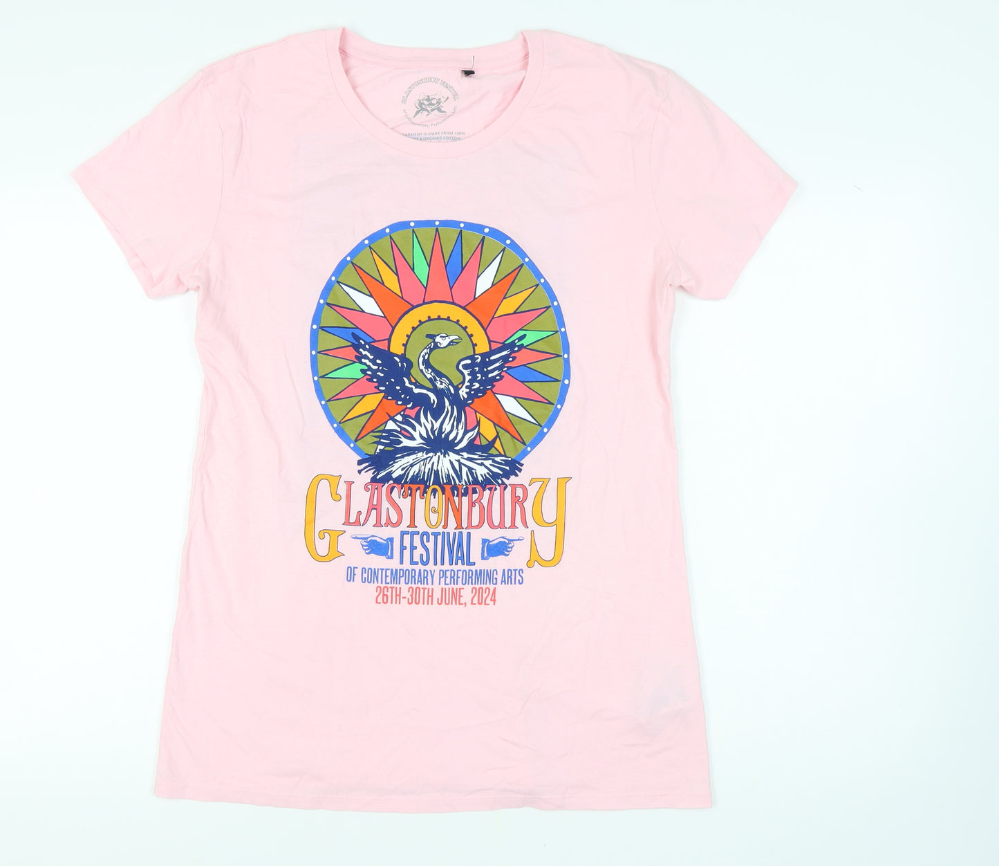 Glastonbury Festival Pink Unisex T-Shirt XL