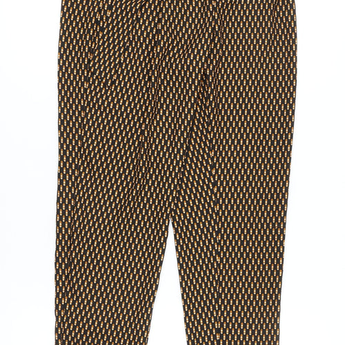 MNG Women's Geometric Trousers, Size 8, Multicoloured