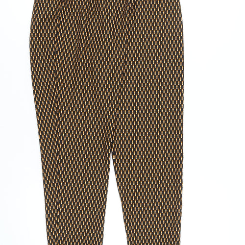 MNG Women's Geometric Trousers, Size 8, Multicoloured